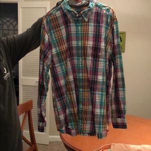 Nautica button down shirt. Multi color. Size XL.
